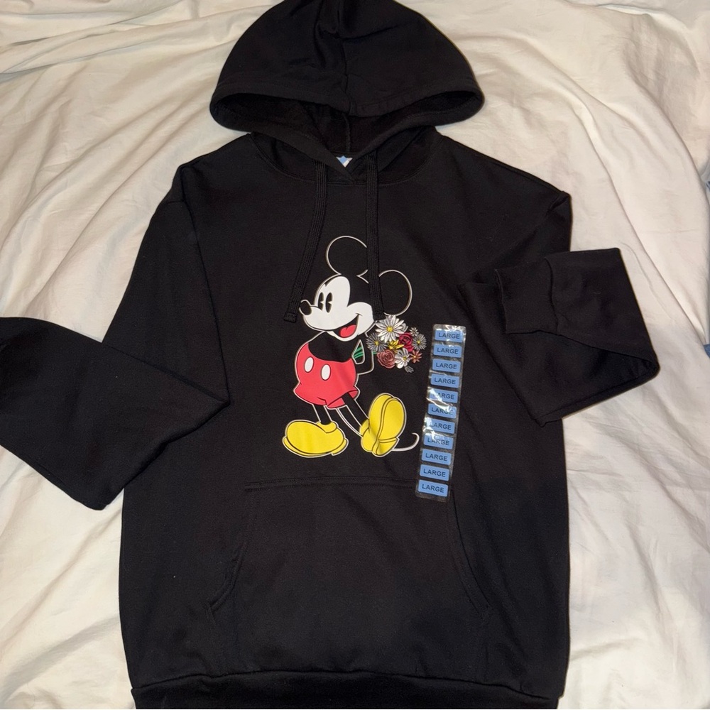 Disney Mickey Mouse Black Hoodie